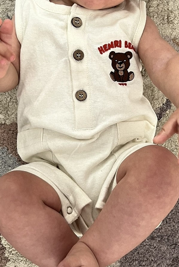 Hemp Sleeveless Romper