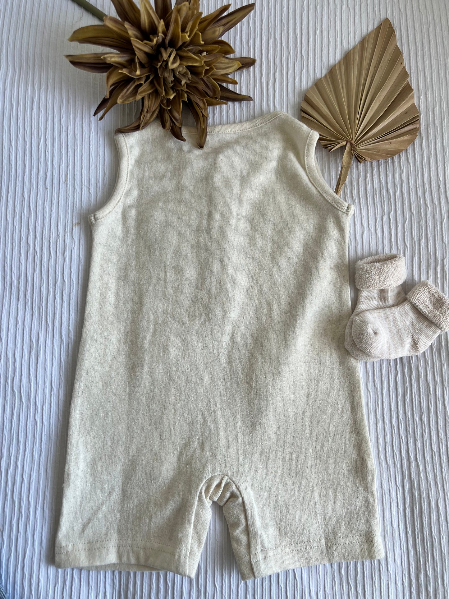 Hemp Sleeveless Romper