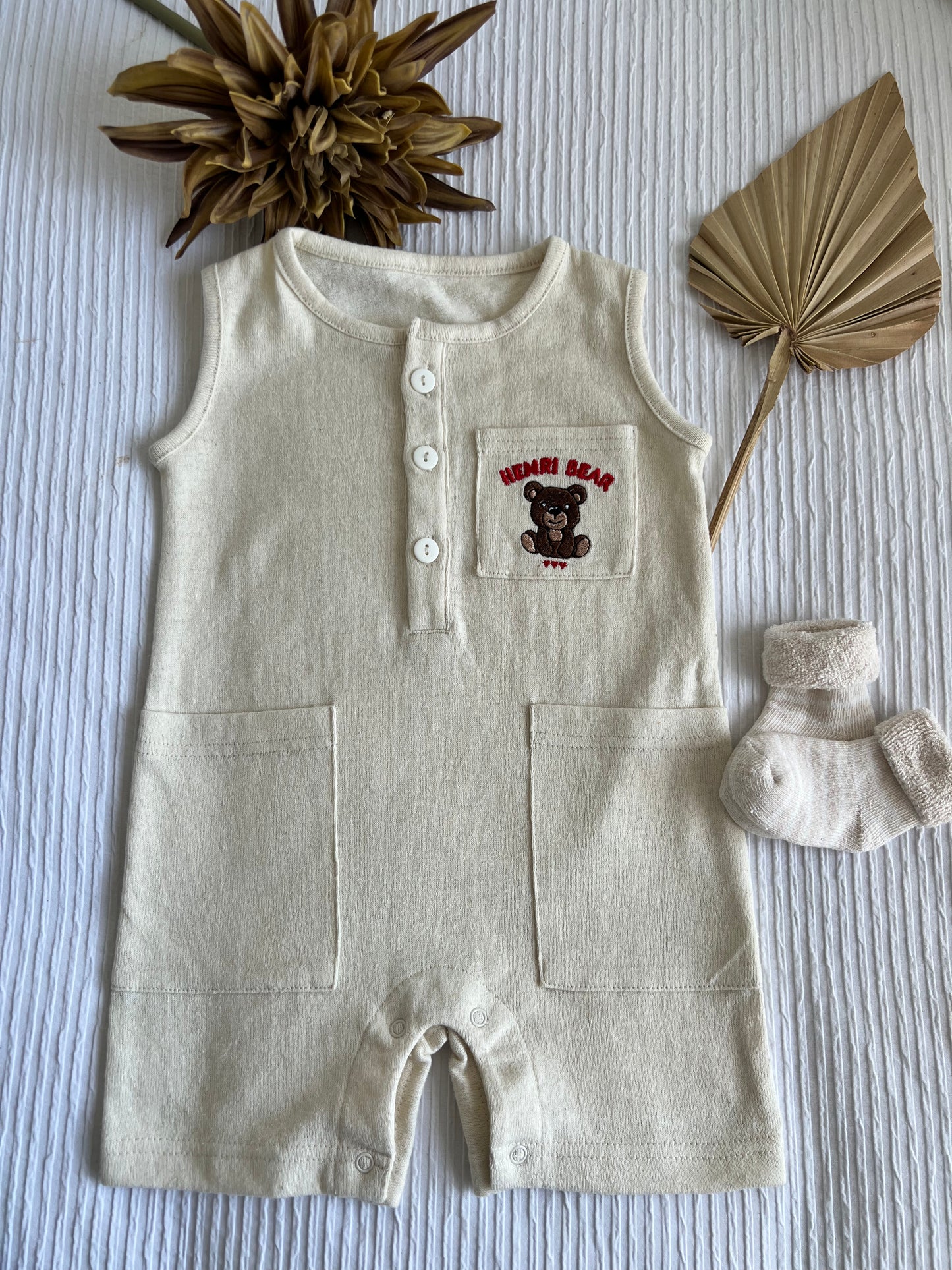 Hemp Sleeveless Romper